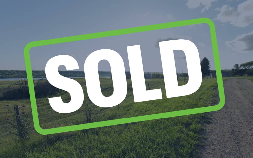 SOLD – 18 Acres Overlooking Buffalo Pound Lake, SK!