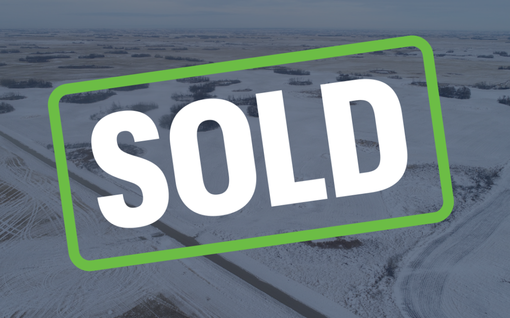 SOLD – 161 Acres Near Southey, SK!