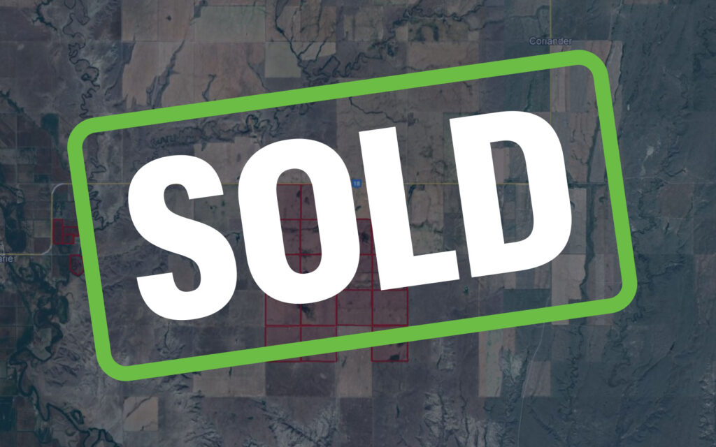 SOLD – 3,290 Acres Near Val Marie, SK!