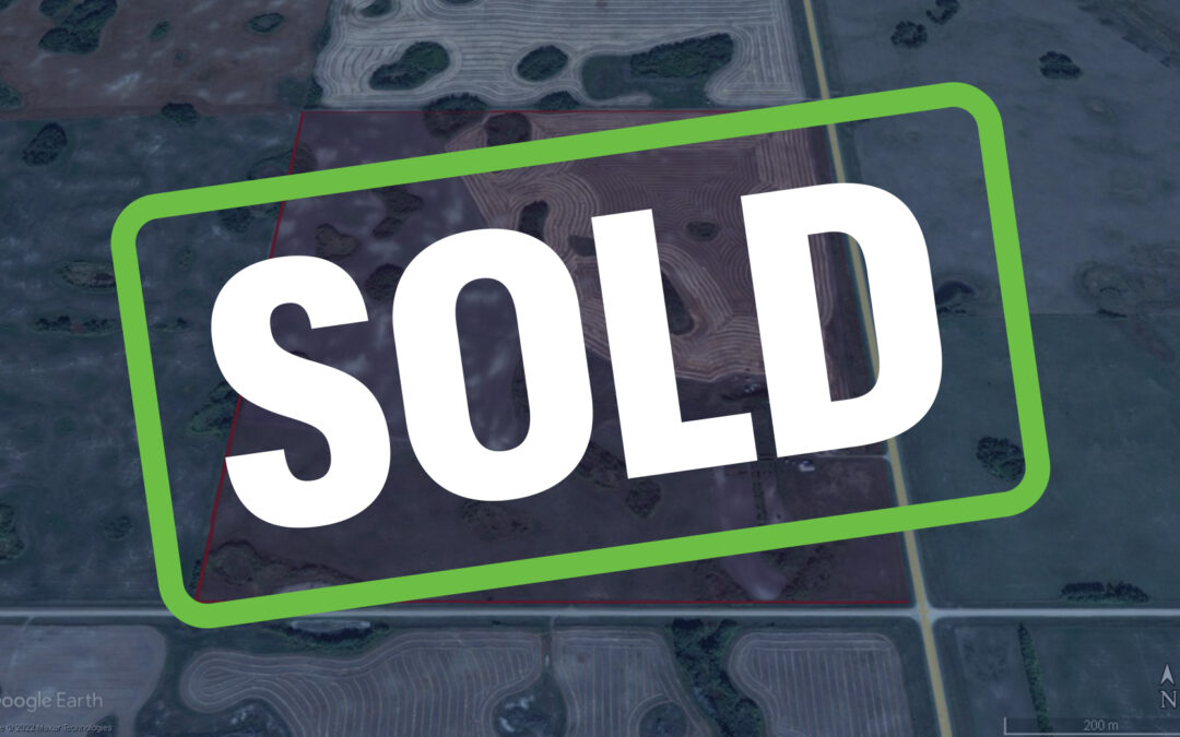 SOLD – 156 Acres Near Southey, SK!