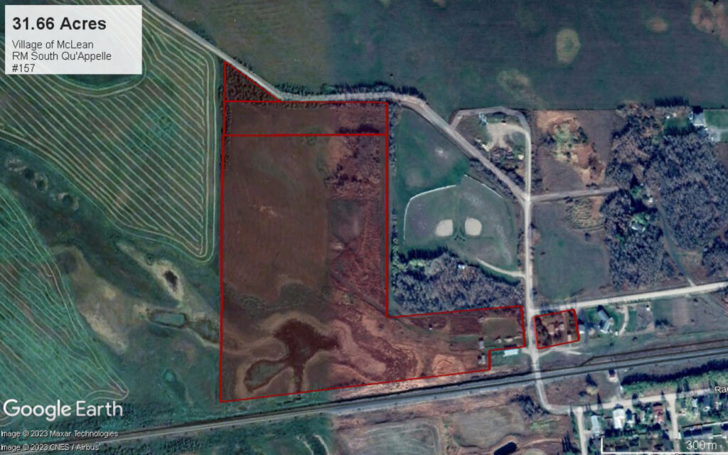 NEW LISTING – 31.66 Acres | Near Village of McLean, SK